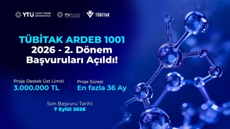 TÜBİTAK ARDEB 1001 Programı’nın 2026 yılı 2. dönem başvuruları başladı