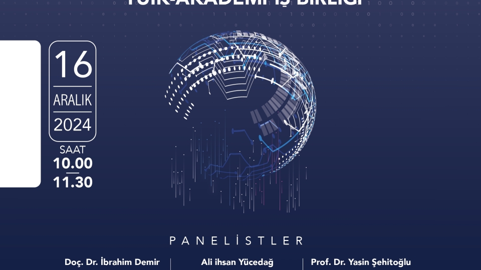 Veri Bilimi Toplantıları: TÜİK-Akademi İş Birliği Paneline Davetlisiniz!
